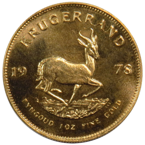 1978 South African Gold Krugerrand 1 oz Uncirculated