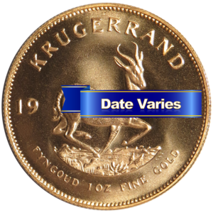 South African Gold Krugerrand 1 oz Random Year Uncirculated