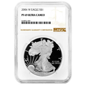 thumbnail image 2 of 2025-S Proof $1 American Silver Eagle, Navy Privy, NGC PF69UC, Military Label 2 of 3