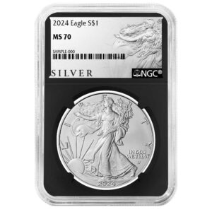 2024 $1 American Silver Eagle NGC MS70 ALS Label Retro Core