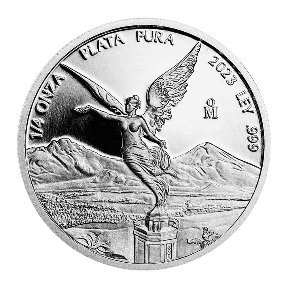 2023 Proof Silver Mexican Libertad Onza 1/4 oz - Pinehurst Coins