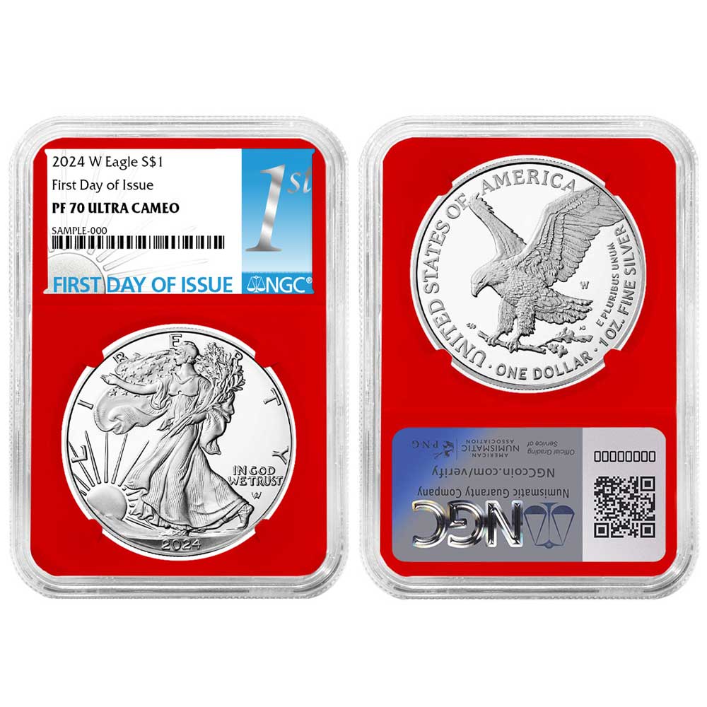 2024-W Proof $1 American Silver Eagle NGC PF70UC FDI First Label