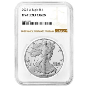 2024-W Proof $1 American Silver Eagle NGC PF69UC Brown Label