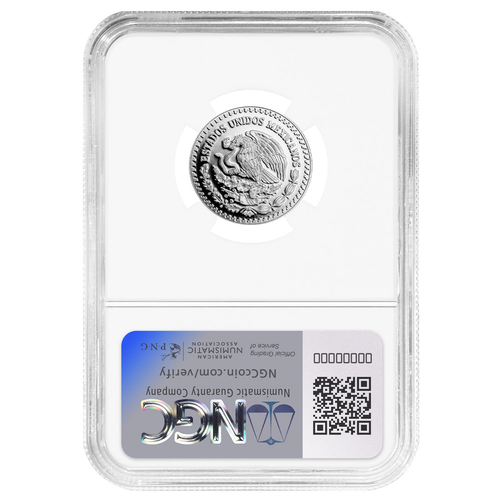2023 Proof Silver Mexican Libertad Onza 1/4 oz NGC PF70UC FR
