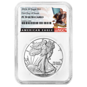 2024-W Proof $1 American Silver Eagle NGC PF70UC FDI Black Label