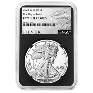 2024-W Proof $1 American Silver Eagle NGC PF70UC FDI ALS Label Retro Core