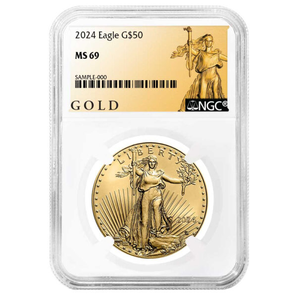 2024 $50 American Gold Eagle 1 oz NGC MS69 ALS Label - Pinehurst Coins