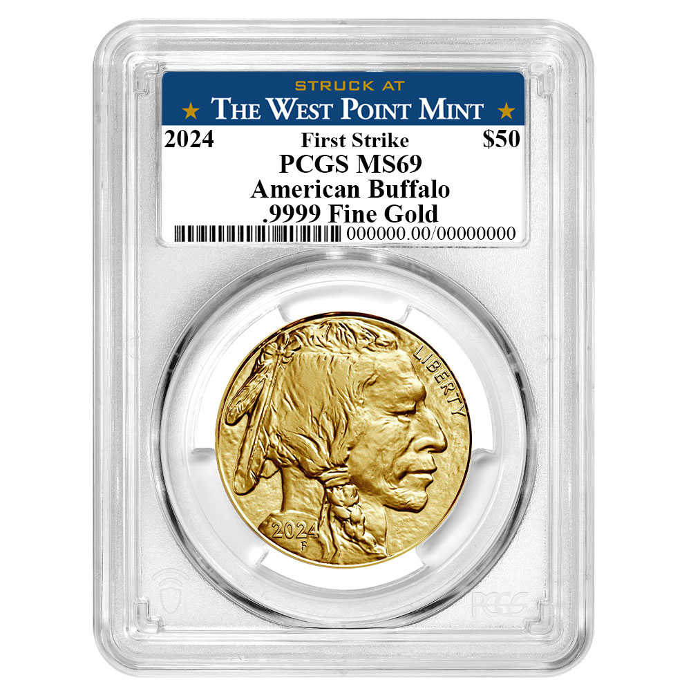 2024 $50 Gold Buffalo MS69 FS West Point – Limited Edition