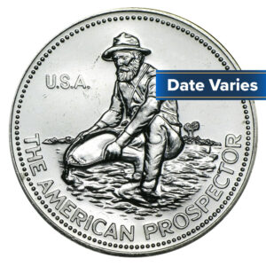 1 Troy oz Engelhard Prospector .999 Fine Silver Round Random Year-Secondary Market