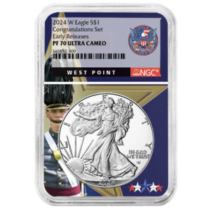 2024-W Proof $1 American Silver Eagle Congratulations Set