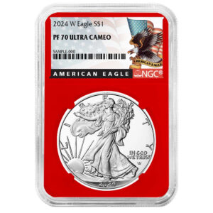 2024-W Proof $1 American Silver Eagle NGC PF70UC Black Label Red Core