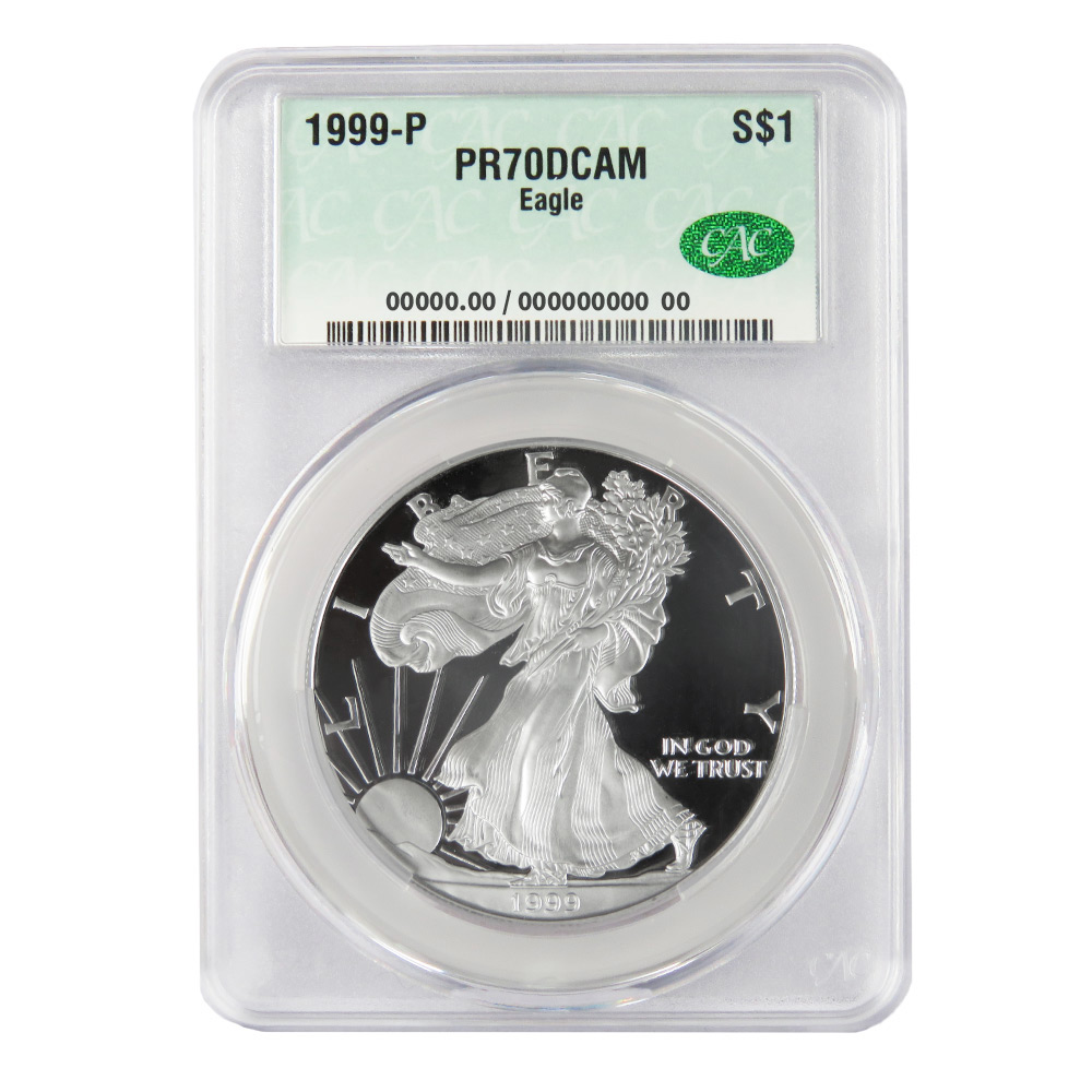 1999-P Proof $1 American Silver Eagle - Pinehurst Coins