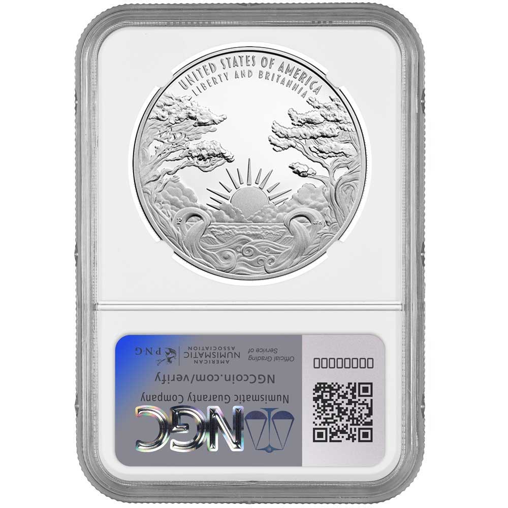 2024-P Proof Liberty & Britannia Silver Medal 1 oz NGC PF70UC FDI