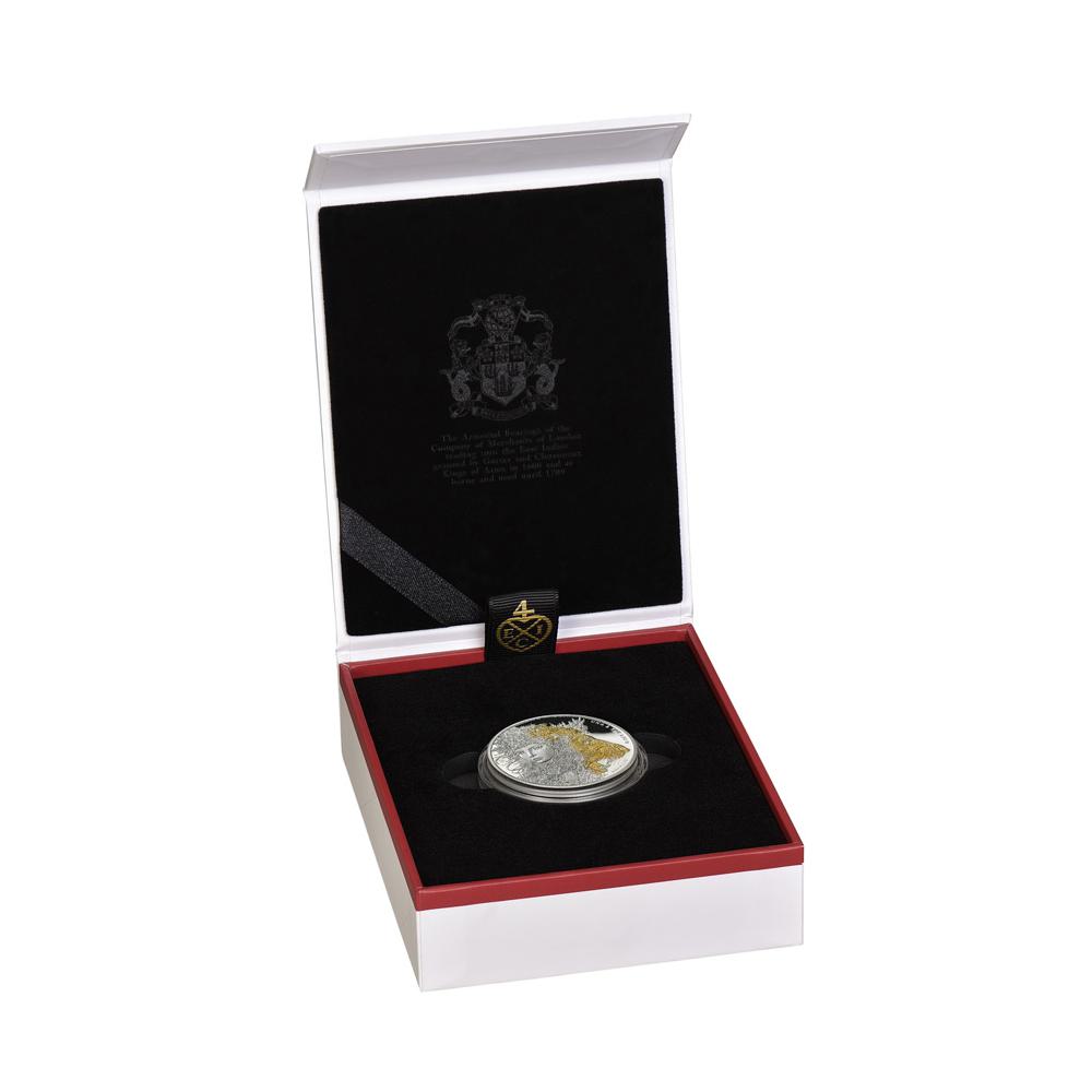 2024 St. Helena £1 1 oz Silver Una and the Lion Gold Gilt Proof