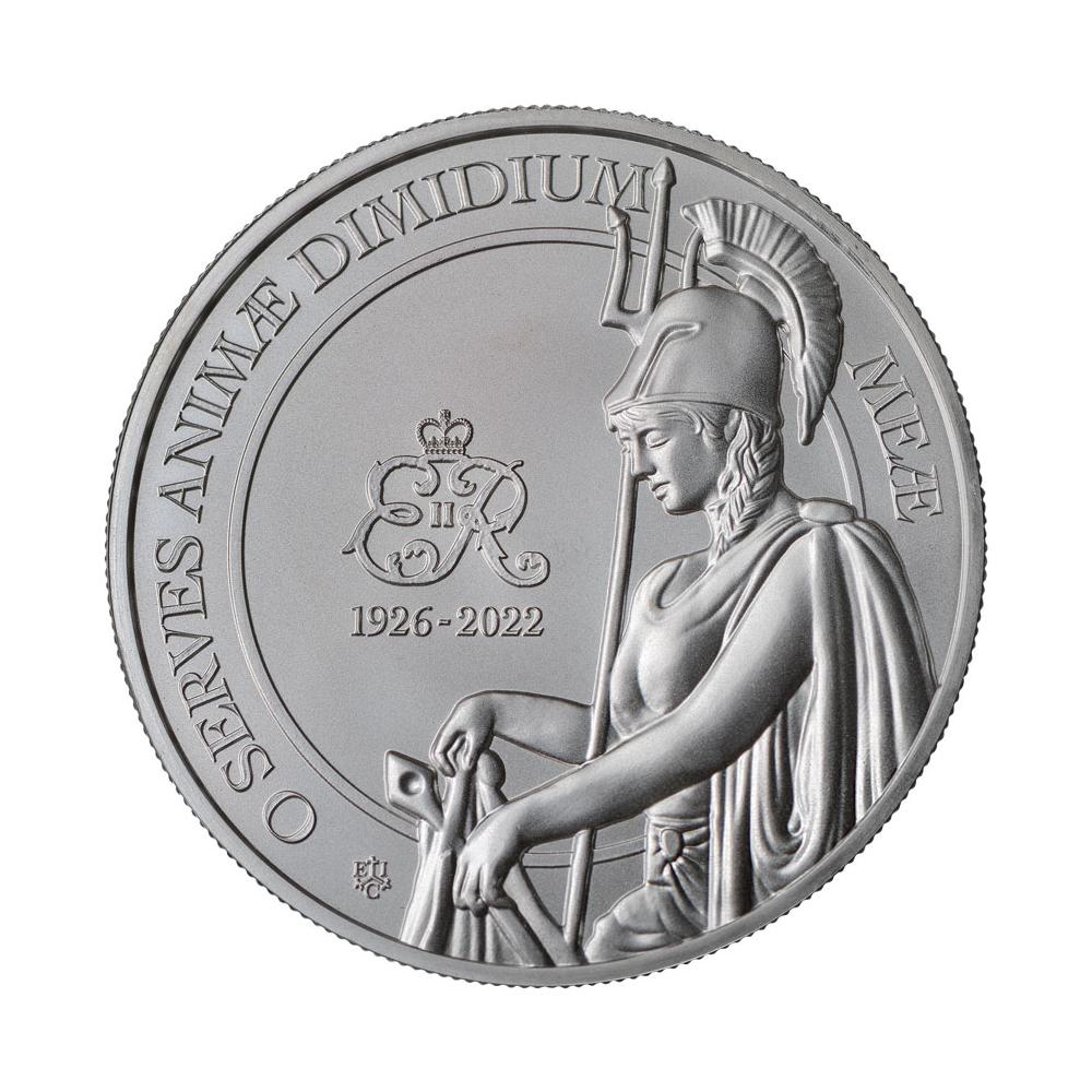 2023 U.K. 1 Pound St. Helena Queen Elizabeth II Memorial Brilliant