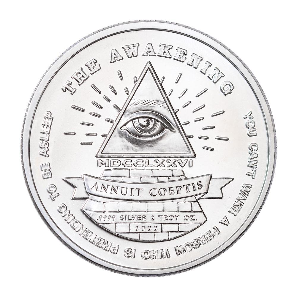限定☆2oz The Awakening House of Cards 銀貨 2 Troy oz The Awakening House of Cards .9999 Fine Silver Round | eBay