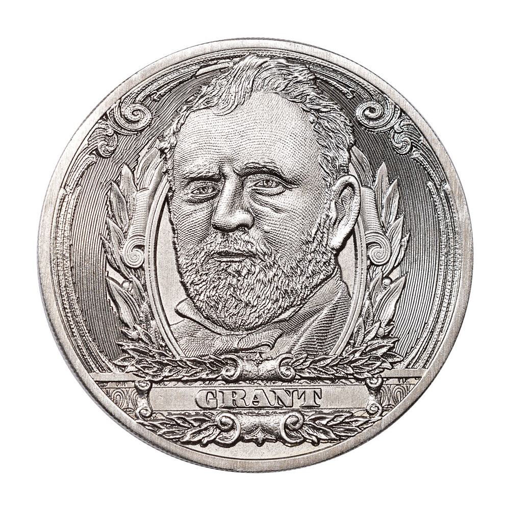 Wings of Freedom Ulysses S. Grant Silver Plated Medal