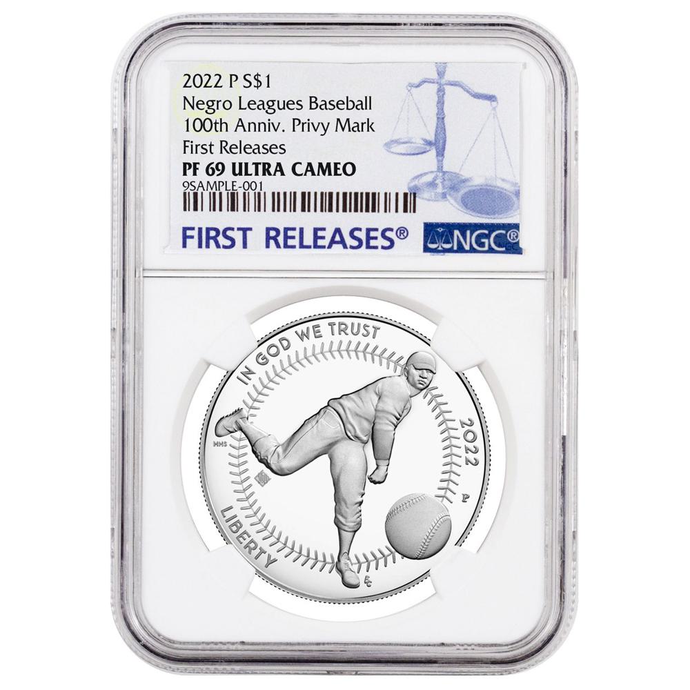 2022-P Proof $1 Negro Leagues Coin - Pinehurst Coins