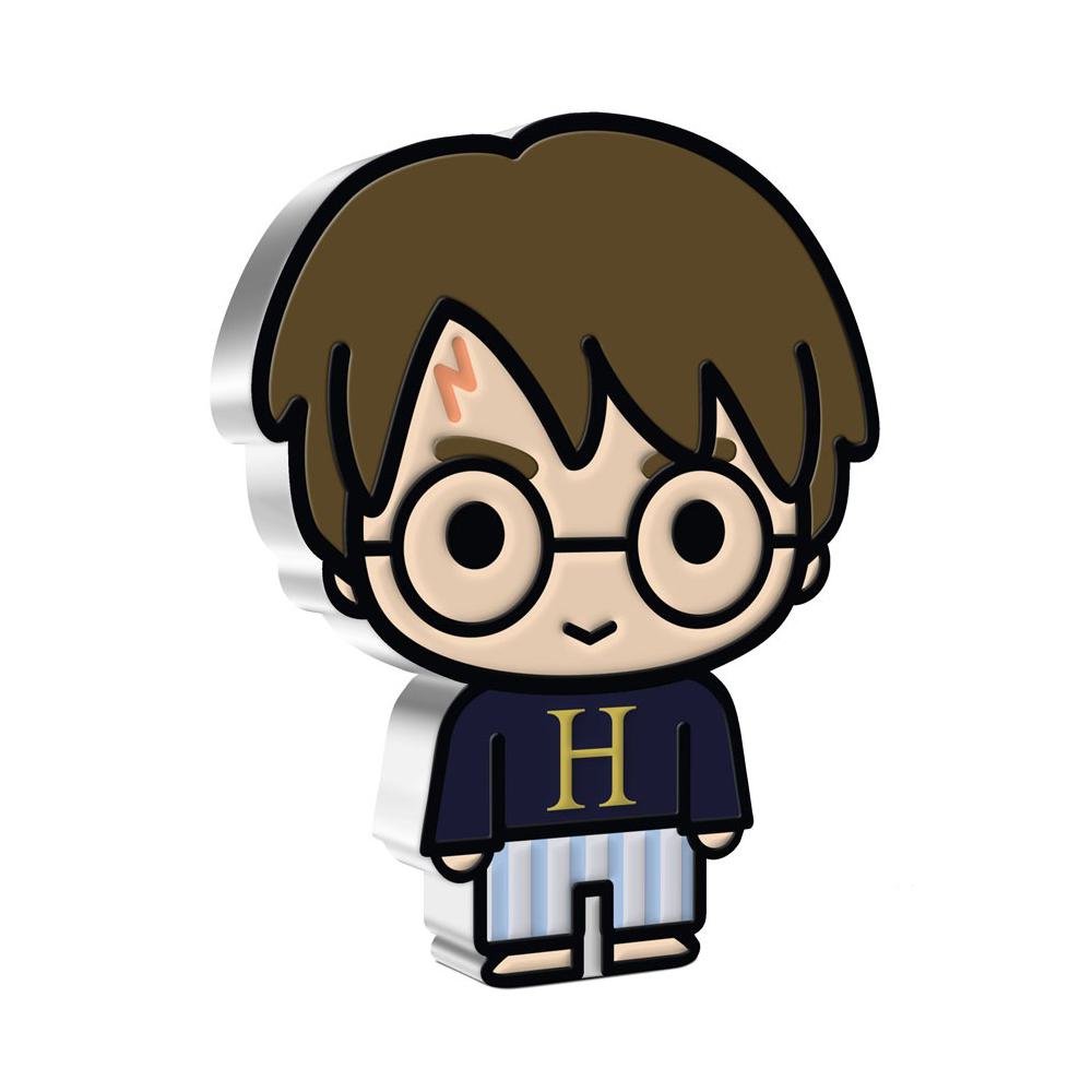 2022 Harry Potter Pajamas Shaped 1 oz Silver Chibi By NZ Mint Mintage of 2000