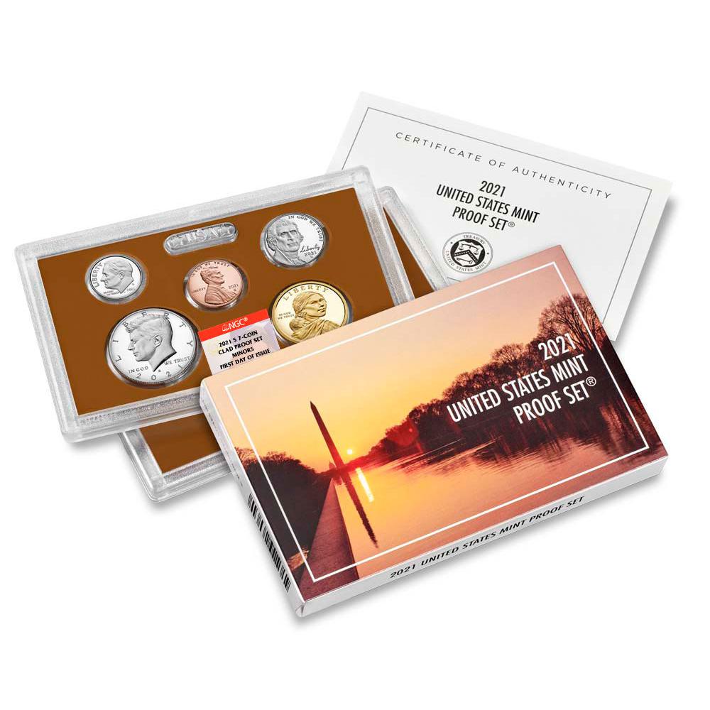 2021-S U.S. Proof Coin Set NGC Proof FDI