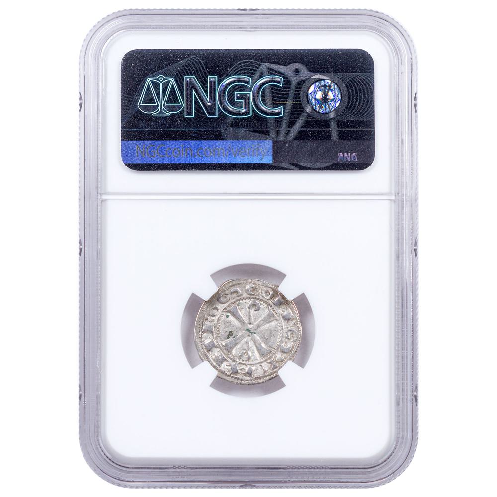 1112-1148 France Toulouse - Alphonse Jourdain Silver Denier NGC