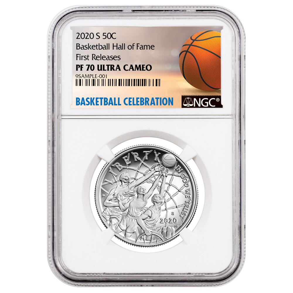 2020-S Basketball Hall of Fame Clad Half Dollar Proof Coin NGC