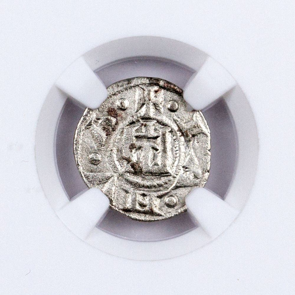 1139-1339 Italy, Republic of Genoa Silver Denaro NGC VF35 (Story