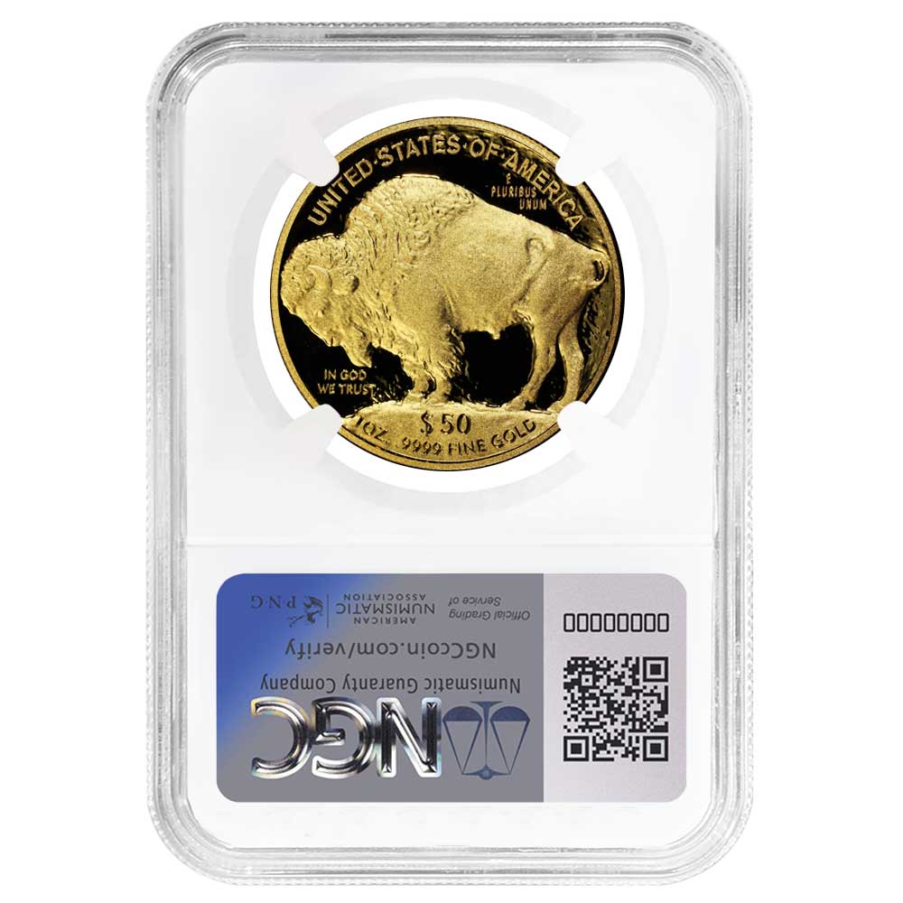 2017-W Proof $50 American Gold Buffalo 1 oz - NGC PF70UC Brown