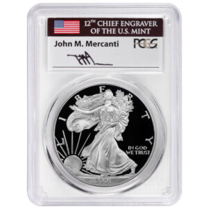 2001-W Proof $1 American Silver Eagle