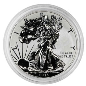 2013-W Reverse Proof $1 American Silver Eagle West Point Set Capsule