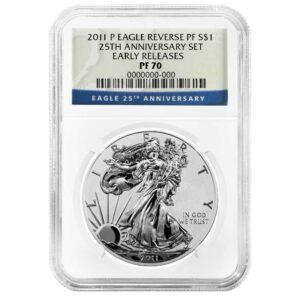 2011-P Reverse Proof $1 American Silver Eagle
