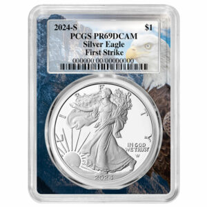 2024-S Proof $1 American Silver Eagle PCGS PR69DCAM FS Eagle Frame
