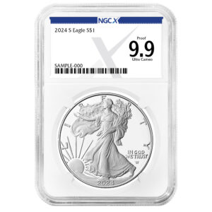 2024-S Proof $1 American Silver Eagle NGCX PF9.9 X Label