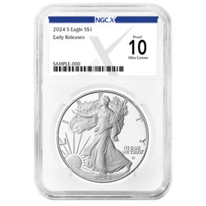 2024-S Proof $1 American Silver Eagle NGCX PF10UC ER X Label