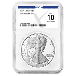 2024-S Proof $1 American Silver Eagle NGCX PF10UC FDI X Label