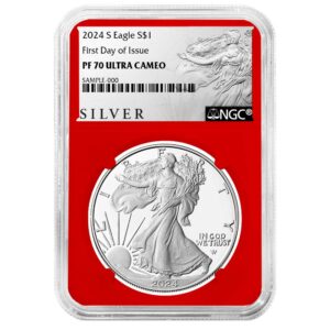 2024-S Proof $1 American Silver Eagle NGC PF70UC FDI ALS Label Red Core