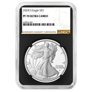 2024-S Proof $1 American Silver Eagle NGC PF70UC Brown Label Retro Core