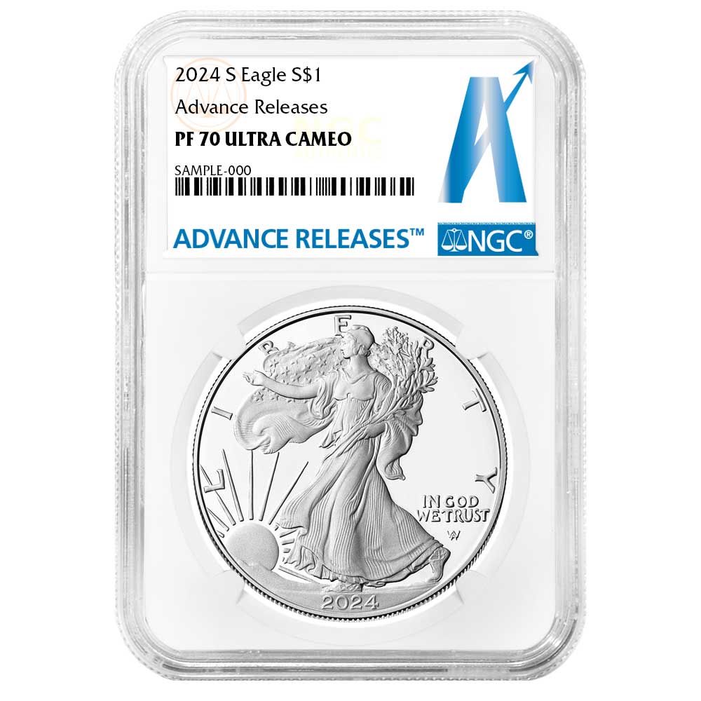 2024-S Proof $1 American Silver Eagle NGC PF70UC AR Advance