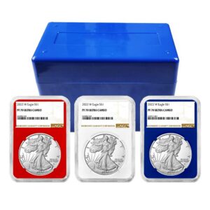 Presale - 2026-W Proof $1 American Silver Eagle 3pc Set NGC PF70UC