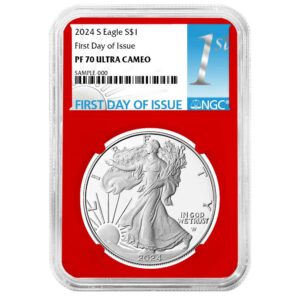 2024-S Proof $1 American Silver Eagle NGC PF70UC FDI First Label Red Core