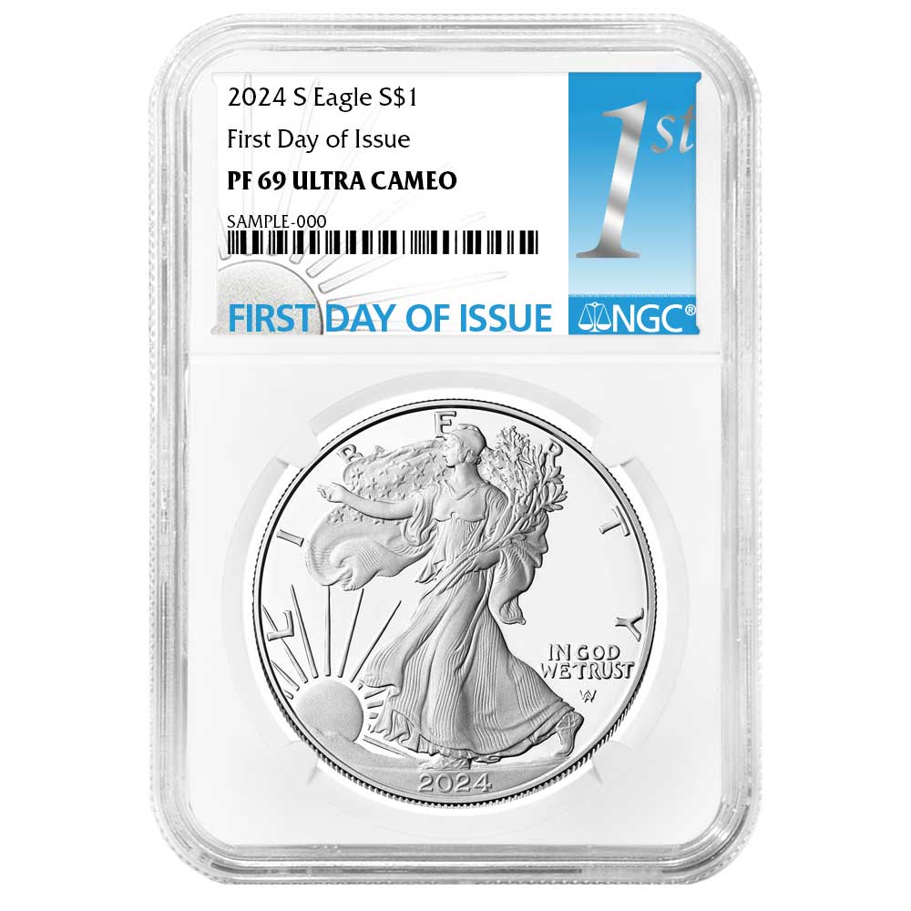 2024-S Proof $1 American Silver Eagle NGC PF69UC FDI First Label