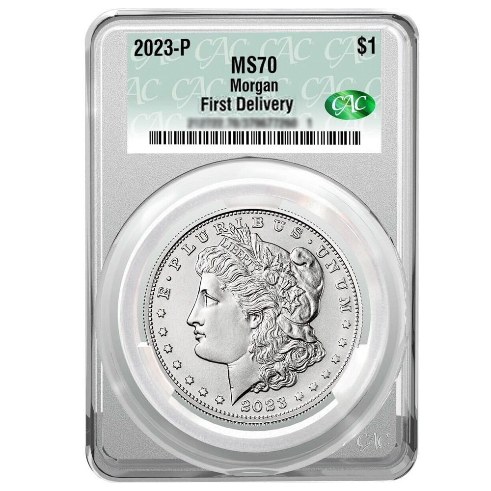 2023-P Morgan Silver Dollar CACG MS 70 First Delivery - Pinehurst