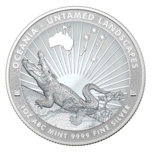 2024 $5 Tokelau Silver Untamed Landscapes Crocodile 1 oz .9999 Fine