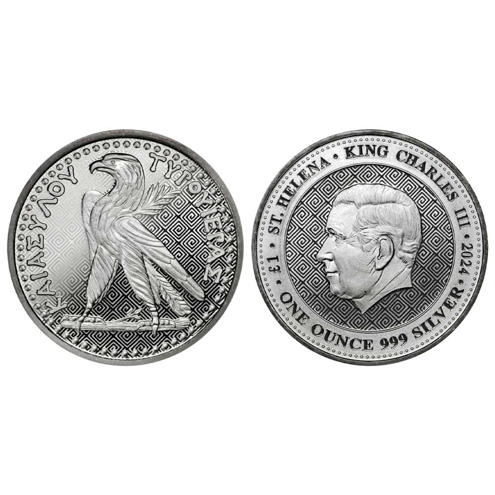 2024 St Helena Shekel of Tyre - Raw Bullion Quality