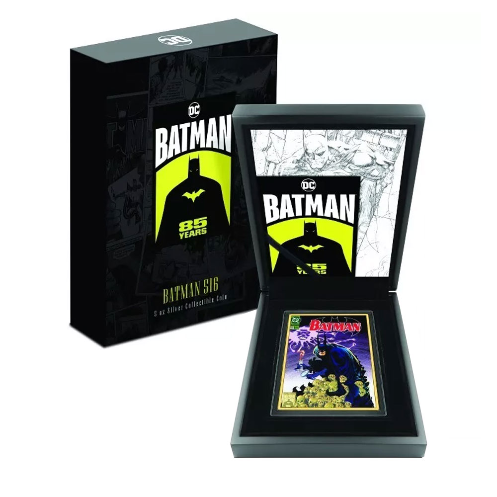 Batman's 85th Anniversary with the 2024 #516 5 oz Silver Coin