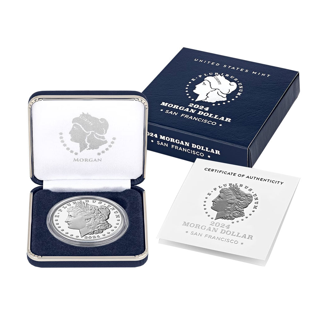 2024-S Proof Morgan Silver Dollar Box OGP COA Available