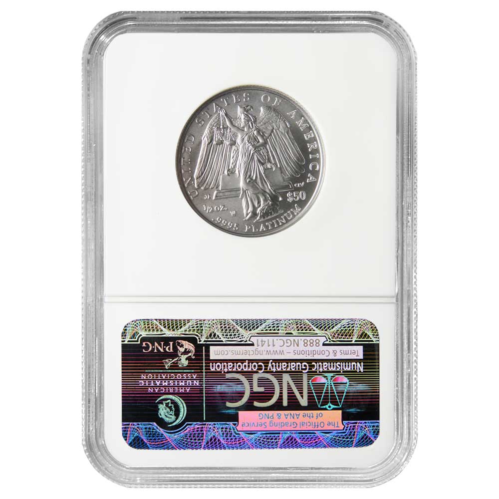 Shop with Confidence: 2008-W Burnished $50 American Platinum Eagle
