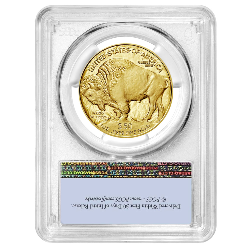 2017-W Proof $50 American Gold Buffalo PCGS PR70DCAM FS Flag Label