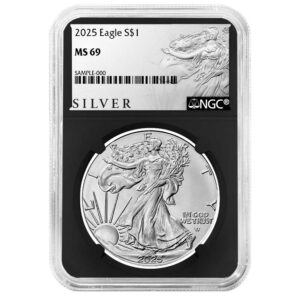 2025 $1 American Silver Eagle NGC MS69 ALS Label Retro Core