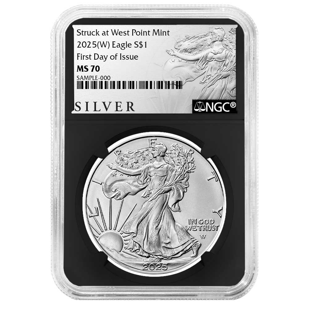 2025 (W) $1 American Silver Eagle FDI ALS Label - Pinehurst Coins